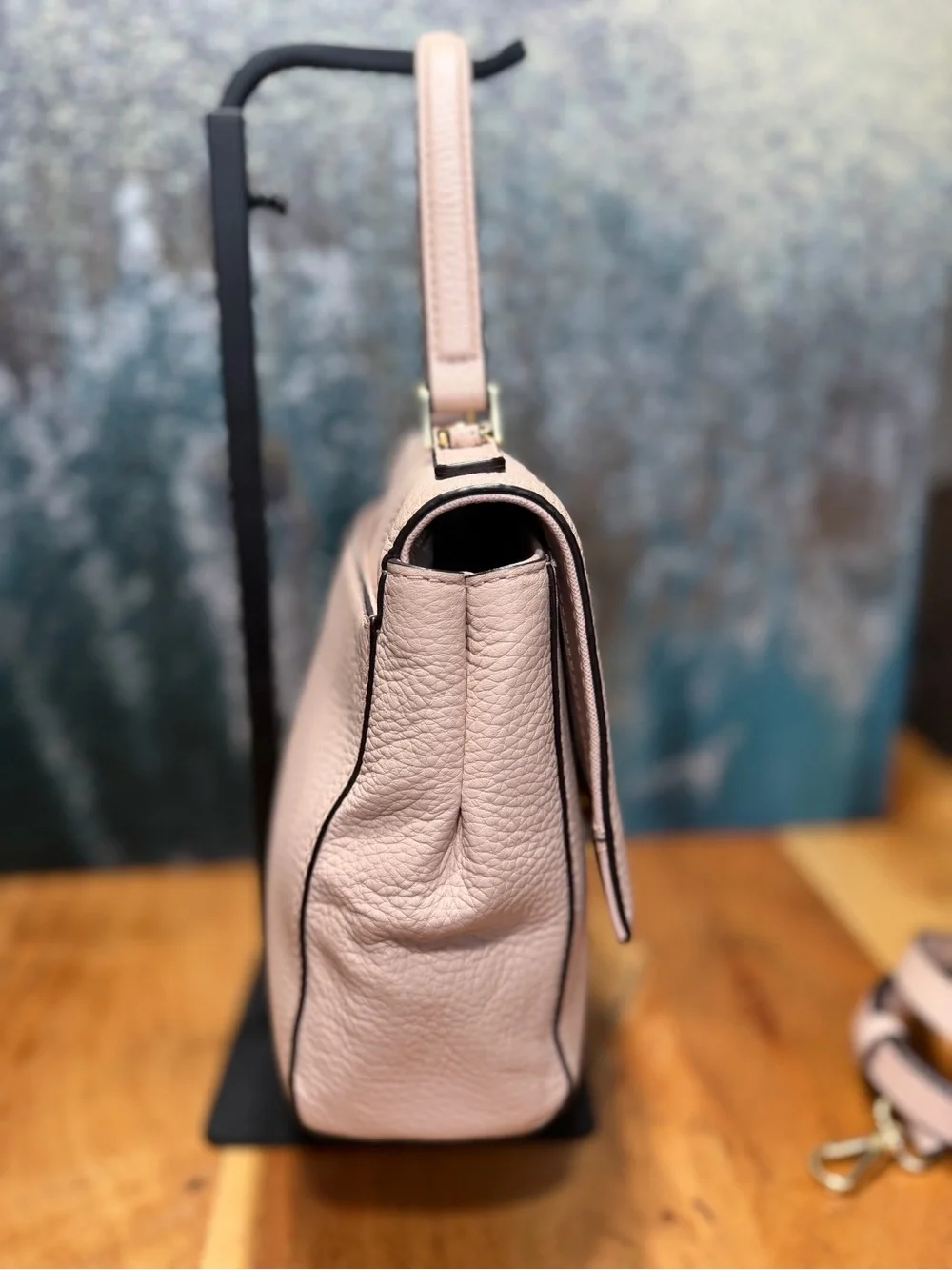 Michael Michael Kors 2010s Classic Callie Ballet Pink Leather Satchel Crossbody